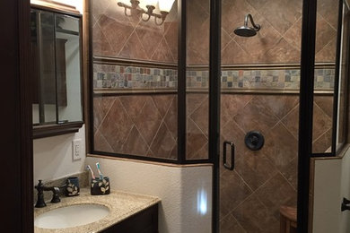 Inspiration for a modern bathroom remodel in Other