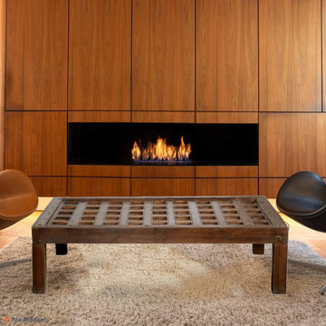 Organic Design with Reclaimed Wood Furniture and Doors
