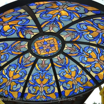 Stained Glass Ceiling Dome