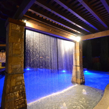 Colleyville Cascading Water Paradise