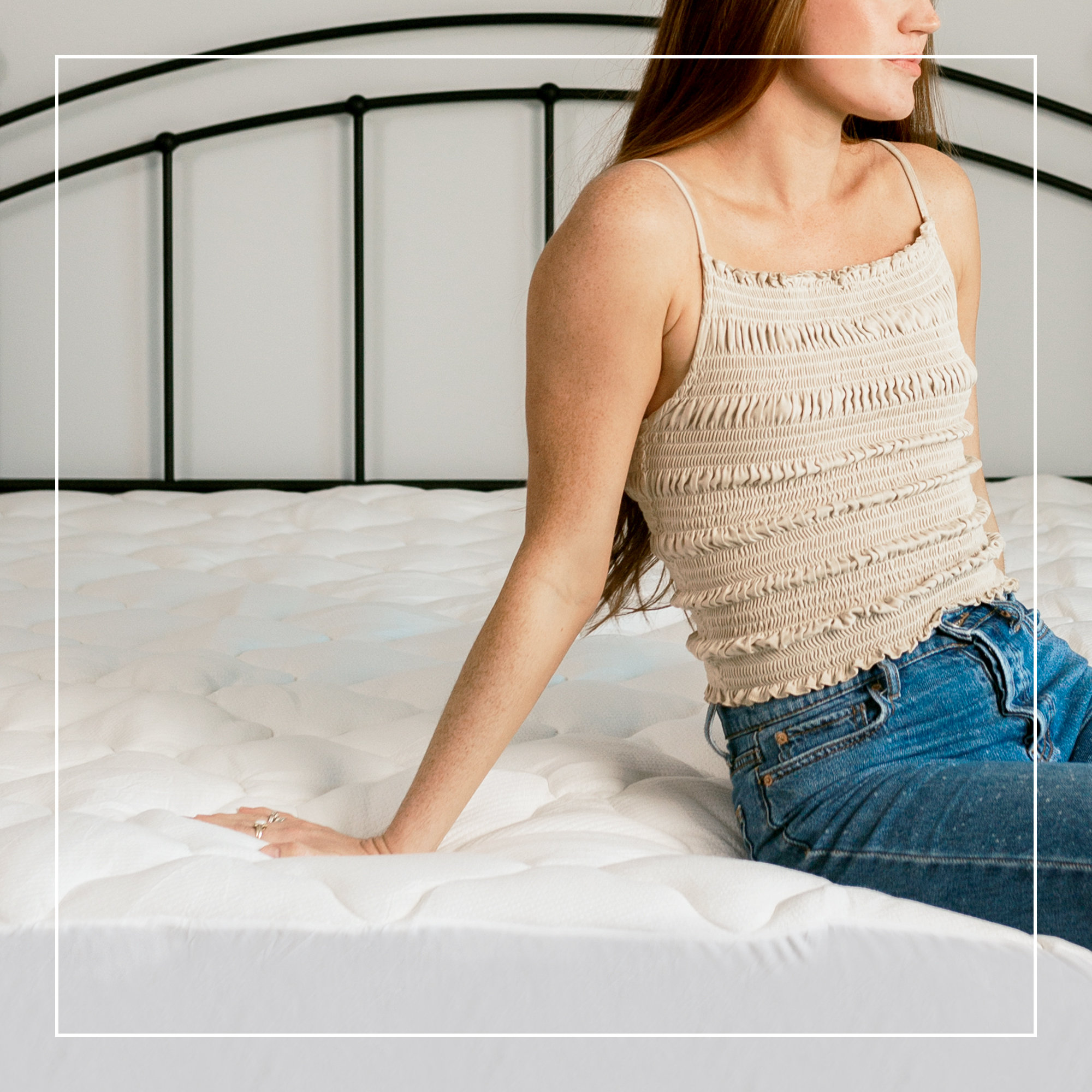 Bamboo Pillow Top Mattress Pad, Queen