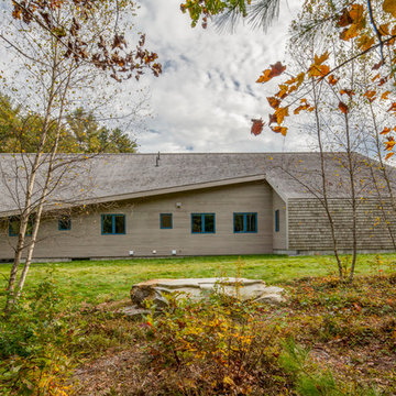 Modern Sustainable Maine House, aka Zigzag House