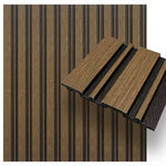CONCORD WALLCOVERINGS - Waterproof Slat Panel, Walnut, Sample - SAMPLE: For display purposes only.                                                                                                                                                                                                                                                                                                                                                                                  Concord Panels Design: Our wall panels offer countless possibilities to creatively design your interior and to set natural accents. In our assortment you will find a variety of wall panels, which are available in a range of wood grain finishes.                                                                                                                                                                                                                                                                                                                                                                                                      Aqua Resist System: Thanks to the advanced Aqua Resist technology, the Concord Panels are 100% waterproof. You can use the slats in bathrooms, spas and other rooms with increased humidity, as they do not harbor any mildew, bacteria or termite.                                                                                                                                                                                                                                                                                                                                                                                        Materials: Panels made from recyclable polystyrene PVC. The beautiful design of our products goes hand in hand with care for the environment.                                                                                                                                                   Easy to install: The installation of the panels is an easy and simple process. Trim the panels to the required size and use any adhesive suitable for wooden wall panels. The panels can also be nailed or screwed to the walls.