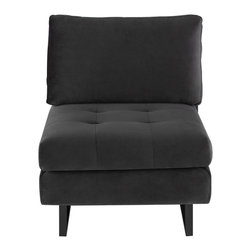 Nuevo - Shadow Grey & Black / Medium - Armchairs And Accent Chairs
