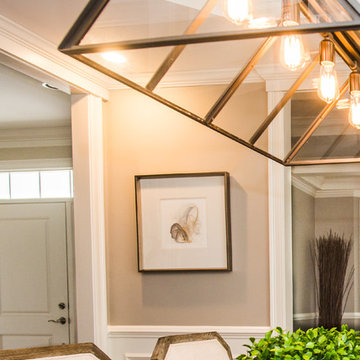 Classically Beautiful Dining room with Modern Flair