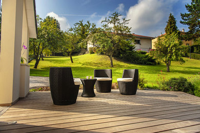 Idée de décoration pour un jardin design.