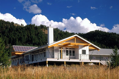 Contemporary exterior home idea in Other