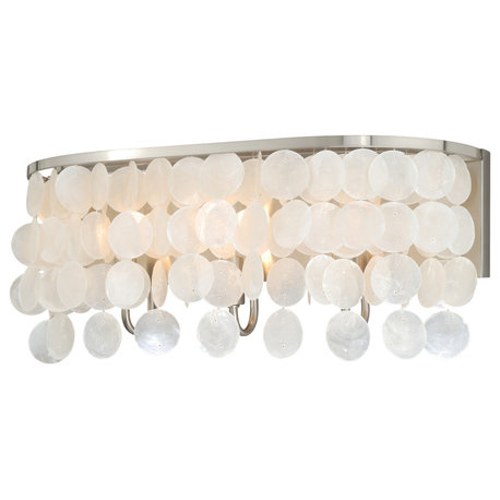 Vaxcel Lighting W0152 Elsa 3 Light Vanity Light - Capiz Shell