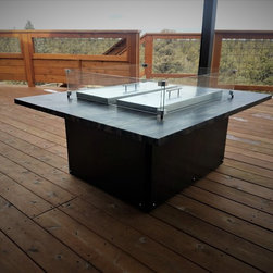 Sandolus Satin Fire Table - Fire Pits