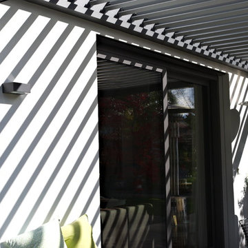Frei zu öffnendes Terrassendach für ein Einfamilienhaus in München