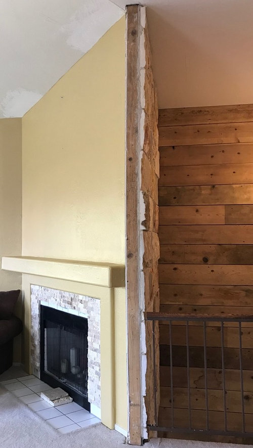 Design Help!! How to deal with a wall transition?