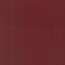 ROTH & TOMPKINS TEXTILES - Inverness Fabric, Burgundy, 54''x36'' - Upholstery Fabric