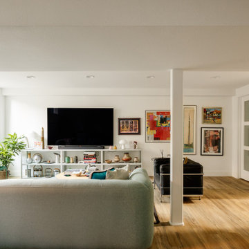 Redefining Mid-Century Style: A Basement Transformation
