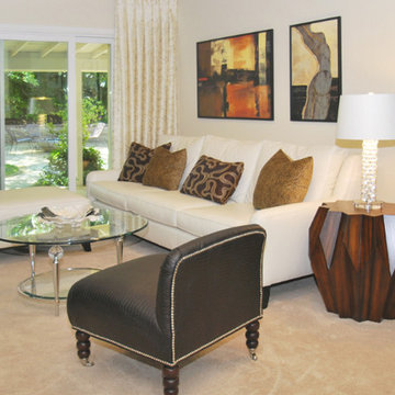 Cozy Seating with Garden Views