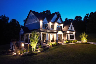 Outdoor Lighting + Planting -- Bell Acres, PA