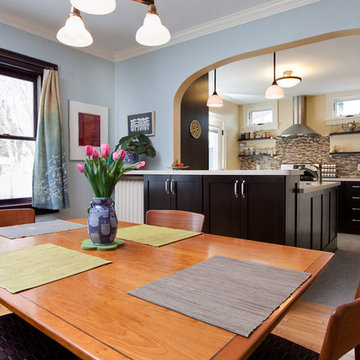 St. Paul Bungalow Contemporary Kitchen Remodel