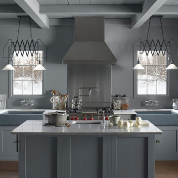 Luxury Kitchens Assisted by Kohler Inovation