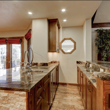 Tudor Home Kitchen, Bar, and Laundry