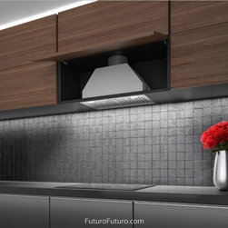 Futuro Futuro 22-inch Insert-Liner Baffle LED Wall Range Hood - Range Hoods And Vents