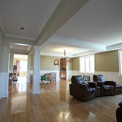 Classic Wainscoting in Living room in a House Oakville - Products