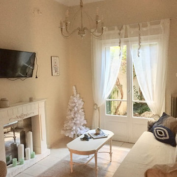 Economy furnishing Shabby Chic style for airbnb project