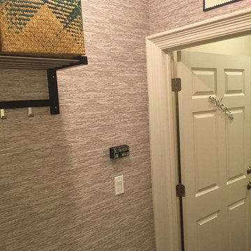 Swag Paper Grasscloth Entry Way