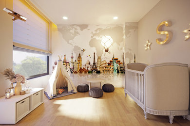 Nursery - contemporary nursery idea in New York