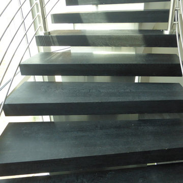 5" Rift and Quartered White oak with stairs
