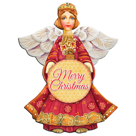 Merry Christmas Wooden Door Hanger