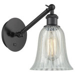 Innovations Lighting - Innovations Lighting 317-1W-BK-G2811 Hanover, 1 Light Wall In Industrial - The Hanover 1 Light Sconce is part of the BallstonHanover 1 Light Wall Matte BlackUL: Suitable for damp locations Energy Star Qualified: n/a ADA Certified: n/a  *Number of Lights: 1-*Wattage:100w Incandescent bulb(s) *Bulb Included:No *Bulb Type:Incandescent *Finish Type:Matte Black
