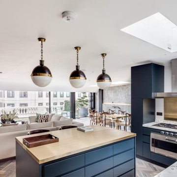 OPEN PLAN KITCHEN | DINING | LIVING TO PENTHOUSE at Authentically Modern Classic