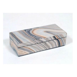 Tucson Lacquer Pencil Box - Clayton Gray Home - Decorative Accents