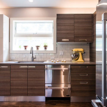 2015 Modern Kitchen in 1950's Split Level