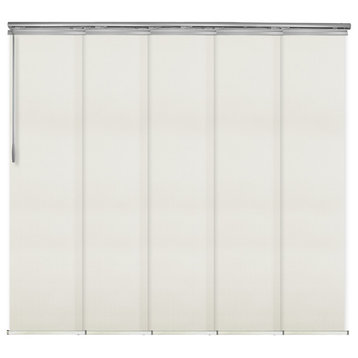 Fidel 5-Panel Track Extendable Vertical Blinds 58-110"W