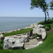 Lake house exteriors