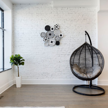 Commercial Space Remodel: Luxe Noir & Marble