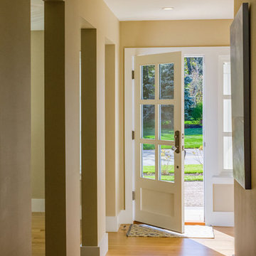 Entry Hallway Detail - Sea Change Custom Home - Cape Cod, MA