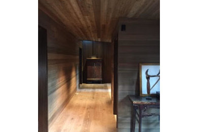 Inspiration for a large rustic entryway remodel in Seattle