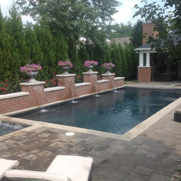 Pool and Spa with Automatic Cover