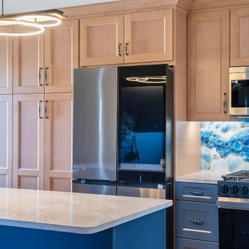 A Fun, Fresh Kitchen for a Multi-Generation Home
