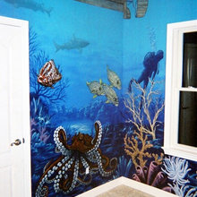 Scuba murals