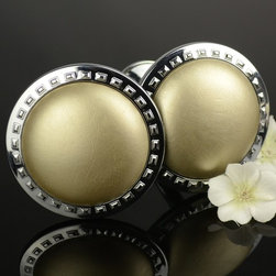 3 Colors QYN01 Curtain Tieback Holdbacks in Silver Color - Window Treatment Accessories