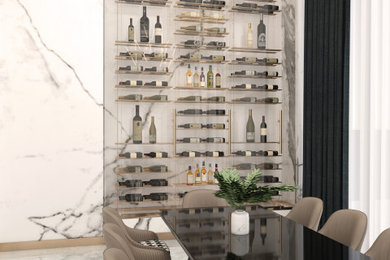 Custom Glass Wine Wall