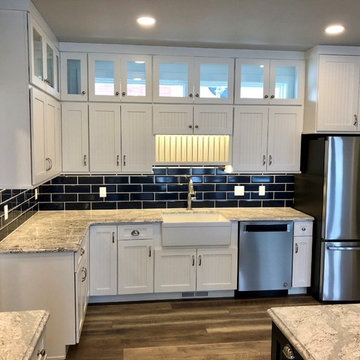 Dura Supreme Craftsman Beaded Cambria Summerhill Painted Cabinets