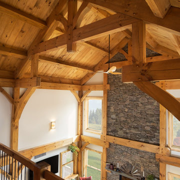 Timber Frame Home by Timberhaven