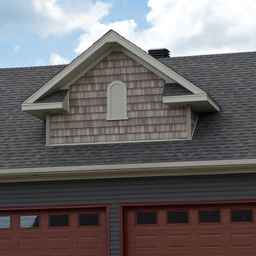 TruCedar Steel Siding: Cedar Shake, Foothill Blue Solid