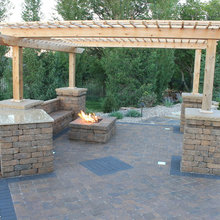 fire pit pergola