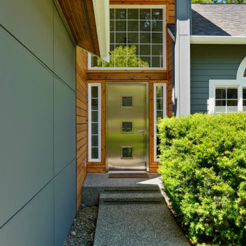 Inviting entrance with Cedar accents