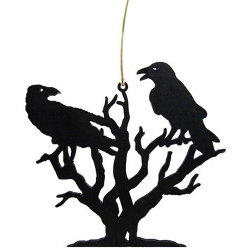 Black Crows Ornament, Set of 3, Magnet