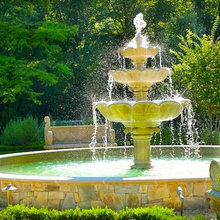 landscape with fountain